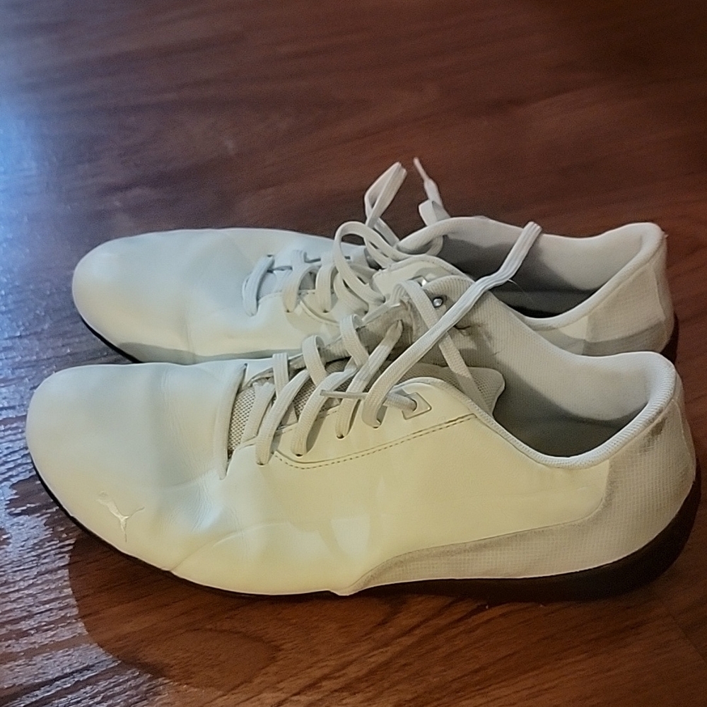 Men's Puma White Athletic Shoes